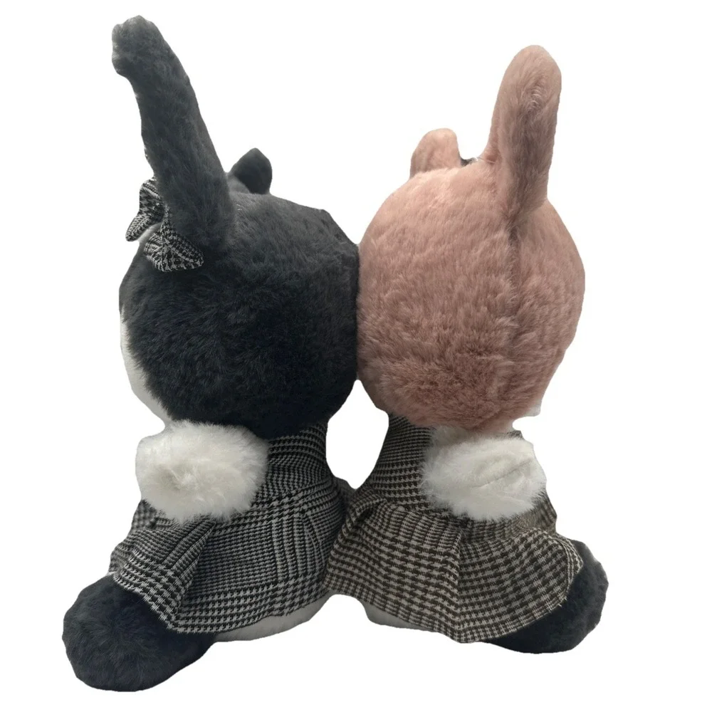 Sanrio Kuromi and My Melody Plush Set Matching Outfits New 9in‎